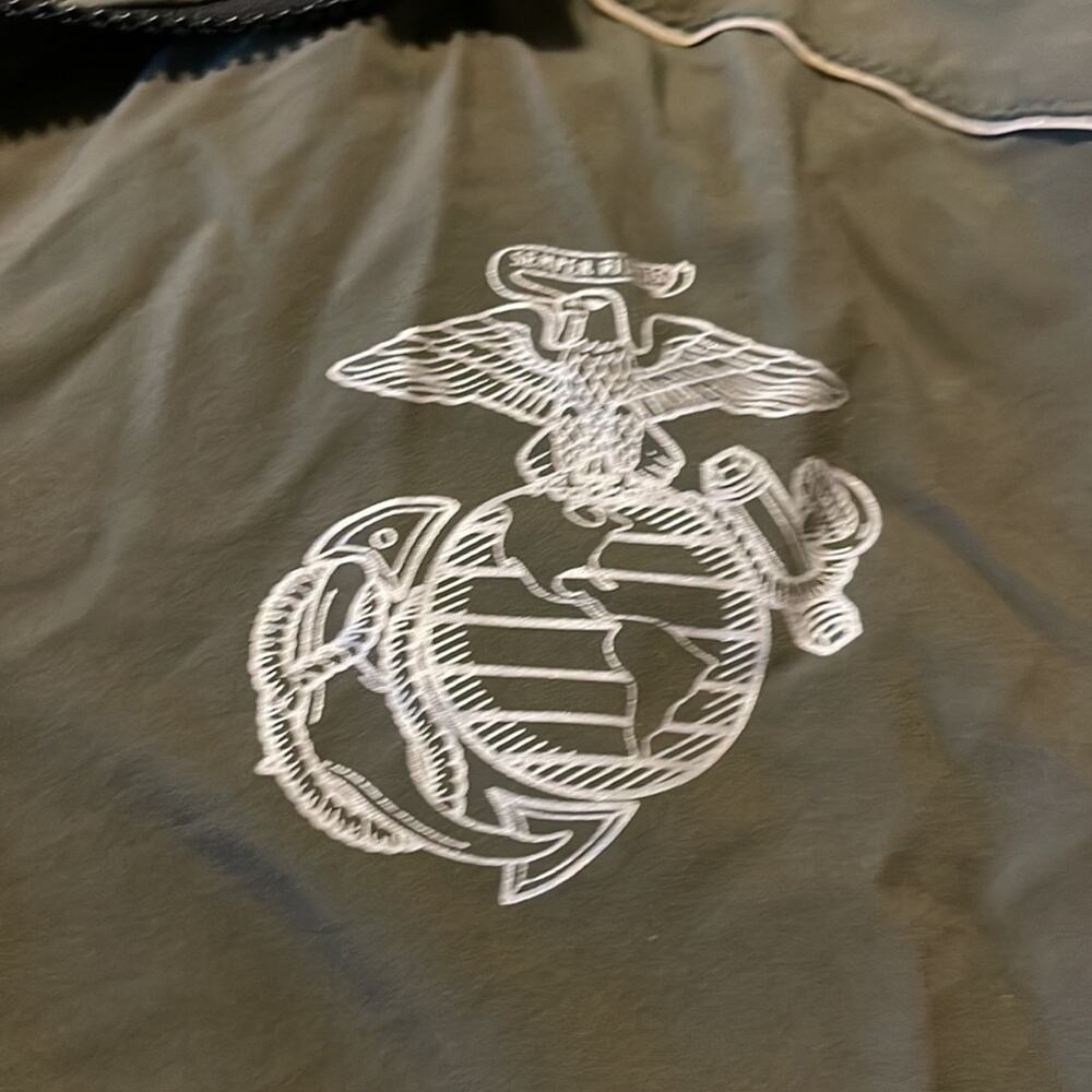 New Balance Marines Green Zip Up Jacket Women's Size Xsmall Short - Picture 3 of 5